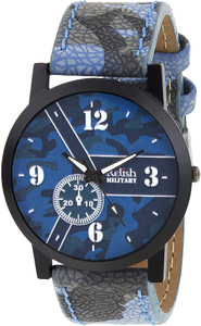 Relish RE-S8099BA SLIM Army Analog Watch - For Boys