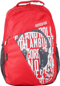 American tourister red backpack outlet