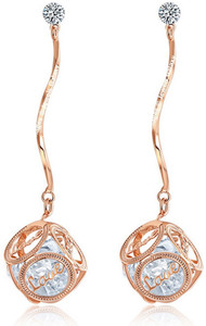 Jewels Galaxy Luxuria Swarovski Crystal Alloy Drop Earring
