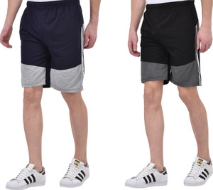 Tej Star Solid Men's Multicolor Running Shorts