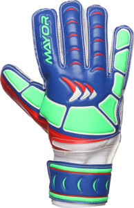 Mayor ULTIMATE Goalkeeping Gloves (L, Blue)