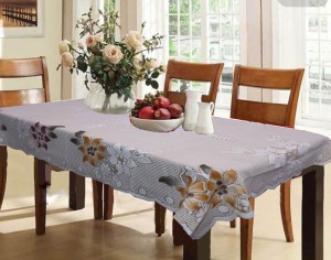 Kuber Industries Printed 6 Seater Table Cover