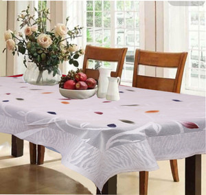 Kuber Industries Printed 6 Seater Table Cover