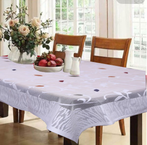 Kuber Industries Printed 6 Seater Table Cover