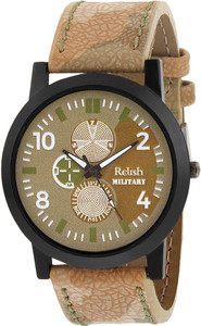 Relish RE-S8092BA SLIM Army Watch - For Boys