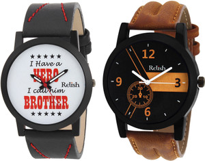 Relish RE-1128COM Gifts for Brother Analog Watch - For Boys