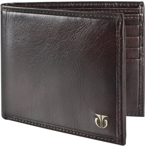 Titan Men Brown Genuine Leather Wallet