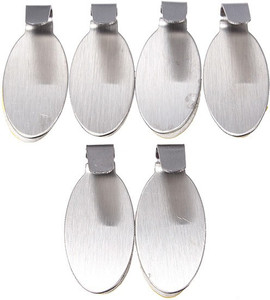 vepson Stainless Steel Strong Adhesive Hangers Kitchen Bathroom 9 - Pronged Hook