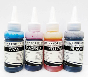 White Sky Refill Ink for HP Cartridges 802, 678,901,818,21,22,680,27,703,704,803,685,862,920,808,960 300ml Multi Color Ink