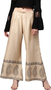 libas regular fit women's beige trousers
