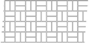 Bonway 33 Inch365 Feet Paper Stencils For Decorative Concrete