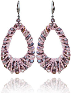 Shimmer Divine Luxuria Onyx Copper Dangle Earring