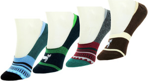 Neska Moda Men & Women Striped No Show Socks