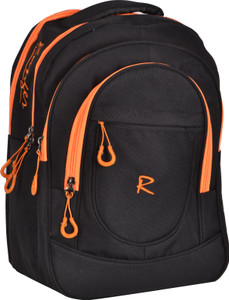 Ranger Black Orange New School Bag, New Backpack Waterproof School Bag