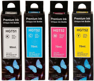 Print Cartridge Ink Set For HP DeskJet GT 5810 and DeskJet GT 5820 Multi Color Ink