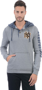 Aeropostale Full Sleeve Solid Men Sweatshirt