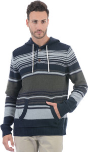 Aeropostale Full Sleeve Striped Men Sweatshirt