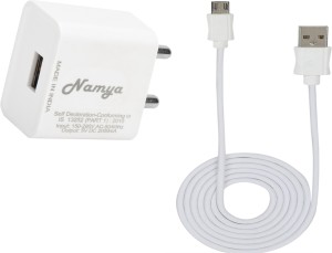 NAMYA 2A. FAST CHARGER &SYNC/DATA CABLE FOR MEI___ZU M5 NOTE Mobile Charger