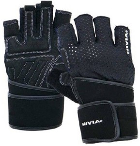 Nivia Sniper Gym & Fitness Gloves (XL, Black)