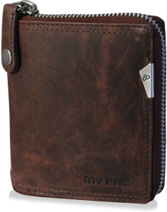 My Pac Db Men Brown Genuine Leather Wallet