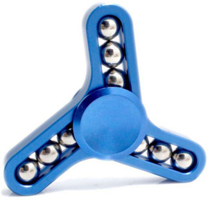Akrobo Metal 9 Ball Fidget Spinner Blue