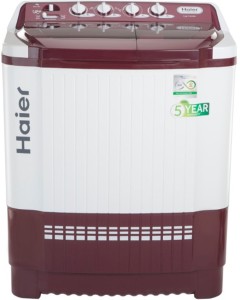 Haier 7.8 kg Semi Automatic Top Load Red, White(HTW80-185V)