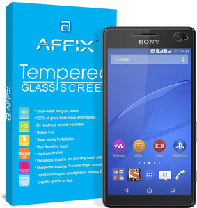 Affix Tempered Glass Guard for Sony Xperia C4 Dual (5.5 Inch