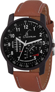 Jack Klein Black Multi-dial Edition Watch - For Men