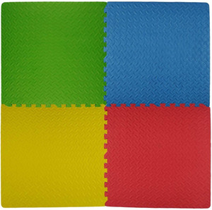 Trugood 16 Sq Feet Interlocking Puzzle Fitness Flooring Eva Mats 4