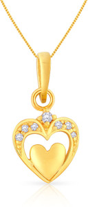 Malabar Gold and Diamonds PDSGHTYA0023 22kt Cubic Zirconia Yellow Gold Pendant
