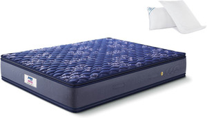 Peps Springkoil Pillow Top Blue 6 inch King Bonnell Spring Mattress