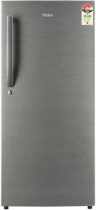 Haier 195 L Direct Cool Single Door 4 Star (2019) Refrigerator(Brushline Silver, HRD - 1954BS-R/E // 1954CBS-E)