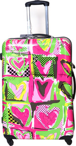 Tramp & Badger Premium Quality Designer Printed Non-Breakable & Extra Light Weight Expandable Check-in Luggage - 24 Inches