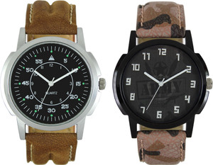AD GLOBAL Stylish And Attractive Genuine Leather Strap SR01-L0003 Watch - For Men