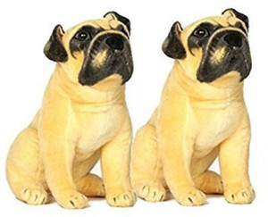 SANA TOYS Sana Brown Pug Dog Pair Of Two cm 32 32 cm Sana Brown Pug Dog Pair Of Two cm 32 Buy Pug toys in India. shop for