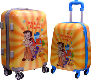 Fortune Chhota Bheem Best Friend Forever Set of 17 and 20 Inch Cabin Luggage - 20 inch