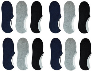 just brand Men & Women Solid Peds/Footie/No-Show