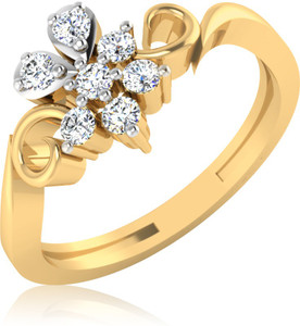 IskiUski The Gomathi Ring 18kt Swarovski Crystal Yellow Gold ring