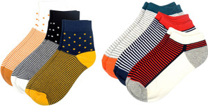 Winza Designer Men's & Women's Printed Ankle Length Socks