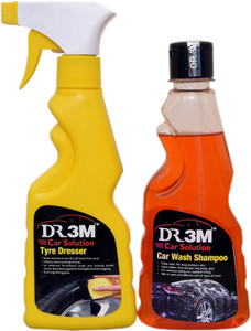 DR3M TYRE POLISH 259ml./ CAR WASH SHAMPOO 250ml. Car Washing Liquid