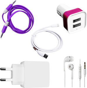 DAKRON Wall Charger Accessory Combo for Xiaomi Redmi Note 3