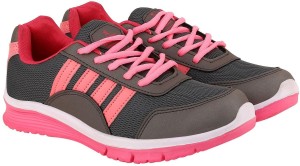 chevit women's xpose stylish 420 baby pink gray running shoes (joggers and running shoes) walking shoes for women(multicolor)