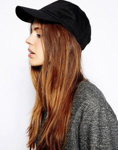 Bolax Solid Plain Black Cap For Girls & Boys Cap
