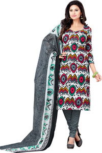 Drapes Cotton Printed Salwar Suit Dupatta Material