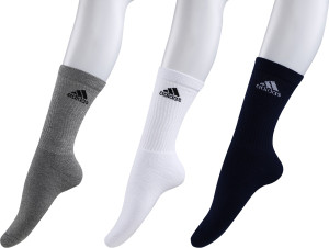 Adidas Men's Solid Crew Length Socks