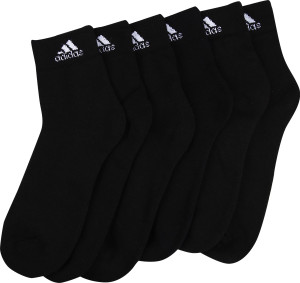 Adidas Men's Solid Ankle Length Socks