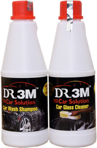 dr3m CAR WASH SHAMPOO 1LTR/ CAR GLASS CLEANER 500ML. Car Washing Liquid
