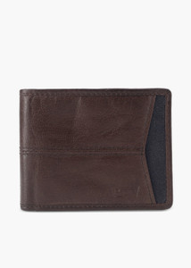 Levi's Men Brown Genuine Leather Wallet