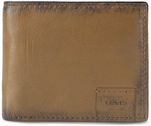LEVI S Men Brown Genuine Leather Wallet BROWN Price in India