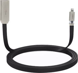 Jabox Lightning Diamond Charging Cable (LED Light, TPE Flat Wire, Length -2M,) USB Cable